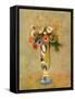 Flowers in a Painted Vase-Odilon Redon-Framed Stretched Canvas