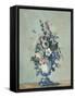 Flowers in a Rococo Vase, 1876-Paul Cezanne-Framed Stretched Canvas