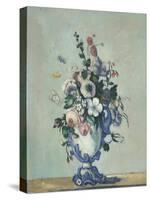 Flowers in a Rococo Vase, 1876-Paul Cezanne-Stretched Canvas