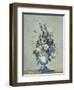 Flowers in a Rococo Vase, 1876-Paul Cezanne-Framed Art Print