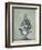 Flowers in a Rococo Vase, c.1876-Paul Cezanne-Framed Giclee Print