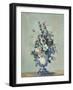 Flowers in a Rococo Vase, c.1876-Paul Cezanne-Framed Giclee Print