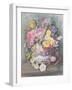 Flowers in a Sevres Jardiniere-John Harris Valda-Framed Giclee Print