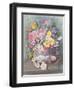 Flowers in a Sevres Jardiniere-John Harris Valda-Framed Giclee Print