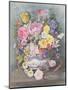 Flowers in a Sevres Jardiniere-John Harris Valda-Mounted Giclee Print