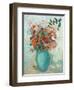 Flowers in a Turquoise Vase, C.1912-Odilon Redon-Framed Premium Giclee Print