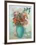 Flowers in a Turquoise Vase, C.1912-Odilon Redon-Framed Premium Giclee Print