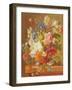 Flowers in a Vase, 1789-Paul Theodor van Brussel-Framed Giclee Print