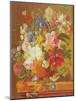 Flowers in a Vase, 1789-Paul Theodor van Brussel-Mounted Giclee Print