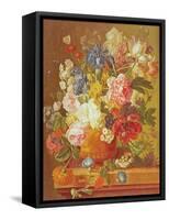 Flowers in a Vase, 1789-Paul Theodor van Brussel-Framed Stretched Canvas