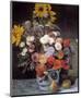 Flowers in a Vase, 1869-Pierre-Auguste Renoir-Mounted Art Print