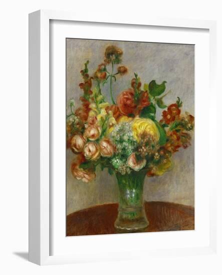 Flowers in a Vase, 1898-Pierre-Auguste Renoir-Framed Giclee Print