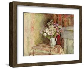 Flowers in a Vase, 1905-Edouard Vuillard-Framed Giclee Print