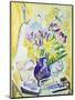 Flowers in a Vase, 1918-19-Ernst Ludwig Kirchner-Mounted Premium Giclee Print