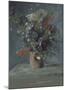 Flowers in a Vase, c. 1866-Pierre-Auguste Renoir-Mounted Art Print