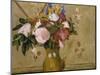 Flowers in a Vase, C. 1886-Paul C?zanne-Mounted Giclee Print