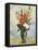 Flowers in a Vase Gladioluses-Pierre-Auguste Renoir-Framed Stretched Canvas