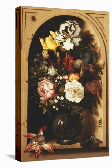 Flowers in a Vase Inside a Niche-Ast Balthasar-Stretched Canvas