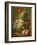 Flowers in a Vase on a Marble Console Table, 1816-Jan Frans van Dael-Framed Giclee Print