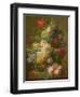 Flowers in a Vase on a Marble Console Table, 1816-Jan Frans van Dael-Framed Giclee Print