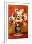 Flowers in a Vase-Pierre-Auguste Renoir-Framed Art Print