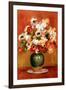 Flowers in a Vase-Pierre-Auguste Renoir-Framed Art Print