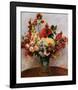 Flowers in a Vase-Pierre-Auguste Renoir-Framed Art Print