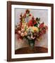 Flowers in a Vase-Pierre-Auguste Renoir-Framed Art Print