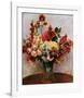 Flowers in a Vase-Pierre-Auguste Renoir-Framed Art Print