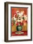 Flowers in a Vase-Pierre-Auguste Renoir-Framed Premium Giclee Print