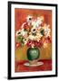 Flowers in a Vase-Pierre-Auguste Renoir-Framed Premium Giclee Print