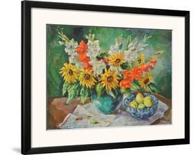 Flowers in a Vase-Kaufmann-Framed Art Print