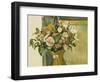 Flowers in a Vase-Paul Cézanne-Framed Giclee Print