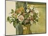 Flowers in a Vase-Paul Cézanne-Mounted Giclee Print