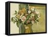 Flowers in a Vase-Paul Cézanne-Framed Stretched Canvas