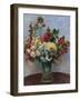 Flowers in a Vase-Pierre-Auguste Renoir-Framed Art Print