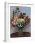 Flowers in a Vase-Pierre-Auguste Renoir-Framed Art Print