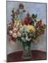 Flowers in a Vase-Pierre-Auguste Renoir-Mounted Art Print