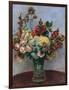 Flowers in a Vase-Pierre-Auguste Renoir-Framed Art Print