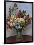 Flowers in a Vase-Pierre-Auguste Renoir-Framed Art Print