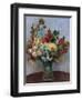 Flowers in a Vase-Pierre-Auguste Renoir-Framed Art Print