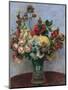 Flowers in a Vase-Pierre-Auguste Renoir-Mounted Art Print