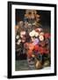 Flowers In a Vase-Pierre-Auguste Renoir-Framed Art Print