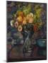 Flowers in a Vase-Theo van Rysselberghe-Mounted Giclee Print