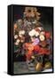 Flowers in a Vase-Pierre-Auguste Renoir-Framed Stretched Canvas