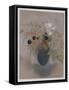 Flowers in a Vase-Odilon Redon-Framed Stretched Canvas