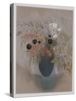 Flowers in a Vase-Odilon Redon-Stretched Canvas