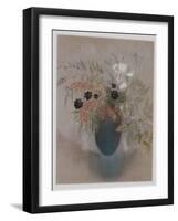 Flowers in a Vase-Odilon Redon-Framed Giclee Print