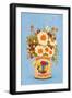 Flowers in a Vinatge Tea Can-Raissa Oltmanns-Framed Giclee Print