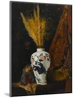 Flowers in a White Vase-Osman Hamdi Bey-Mounted Giclee Print